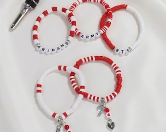 BTS Bracelet,ARIRANG Concert Friendship Bracelet, Beaded Wristband Gift for Army Bangtan, Cute Idol Fan Accessory