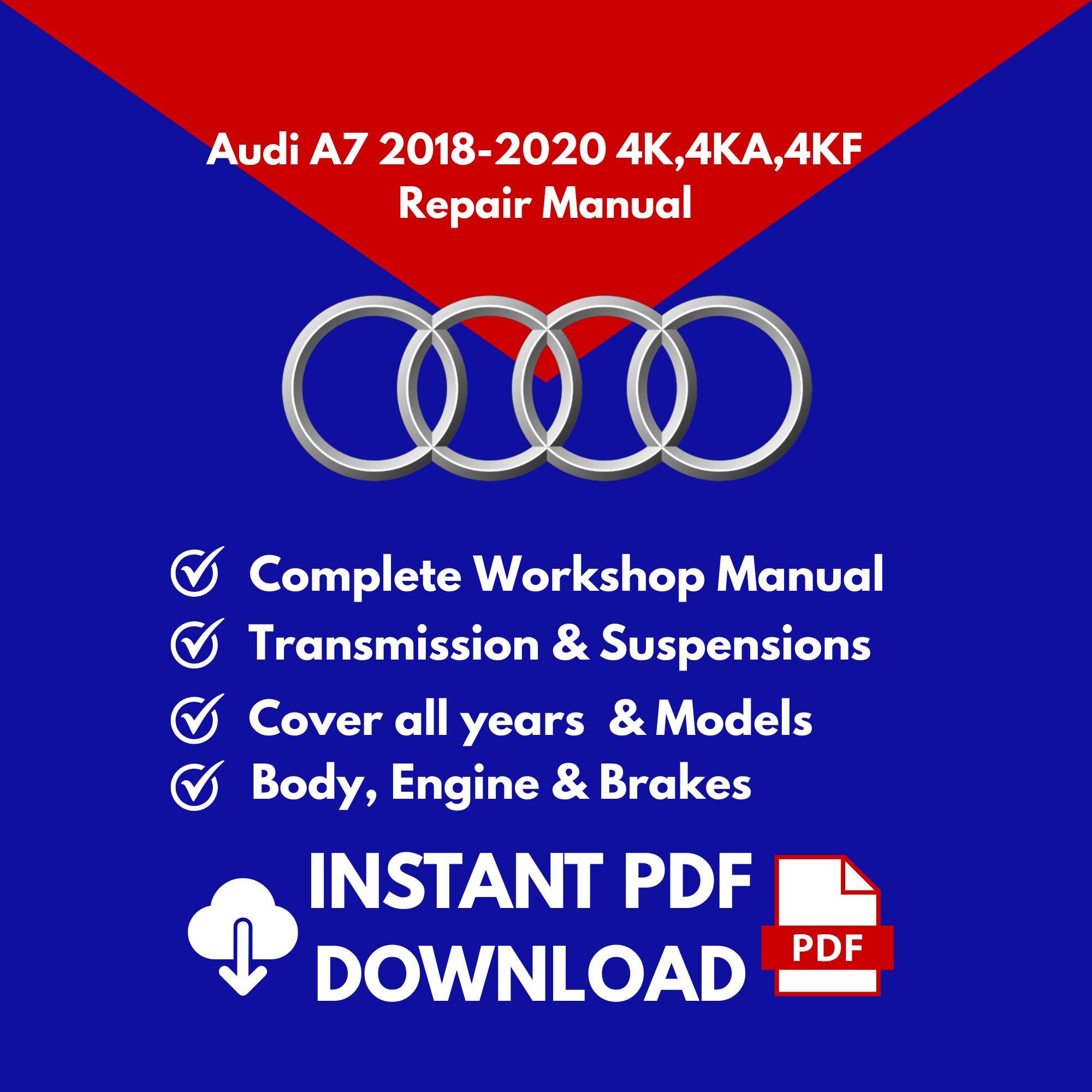 Audi service manual - Etsy 日本