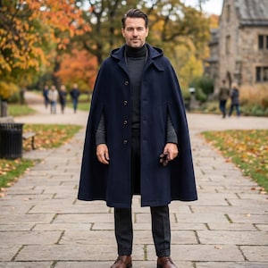Military Cape Coat - Etsy