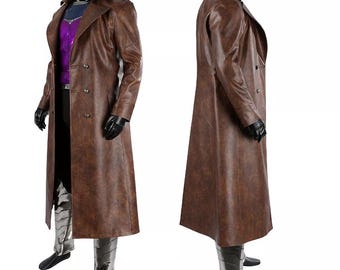 Gambit Deadpool 3 Leather Jacket: Men's Handmade Real Leather Outerwear