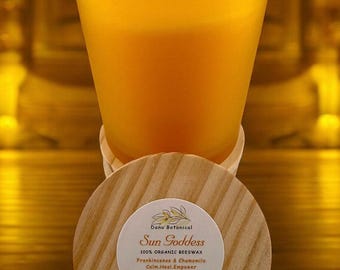 Sun Göttin Bio Bienenwachs Kerze