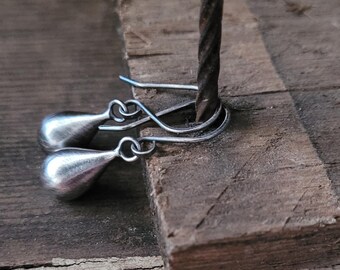 Silver Teardrop Earrings, Silver Dangle, Drop Earrings, Sterling Silver Jewelry