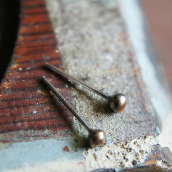 Antique Bronze Earrings Etsy