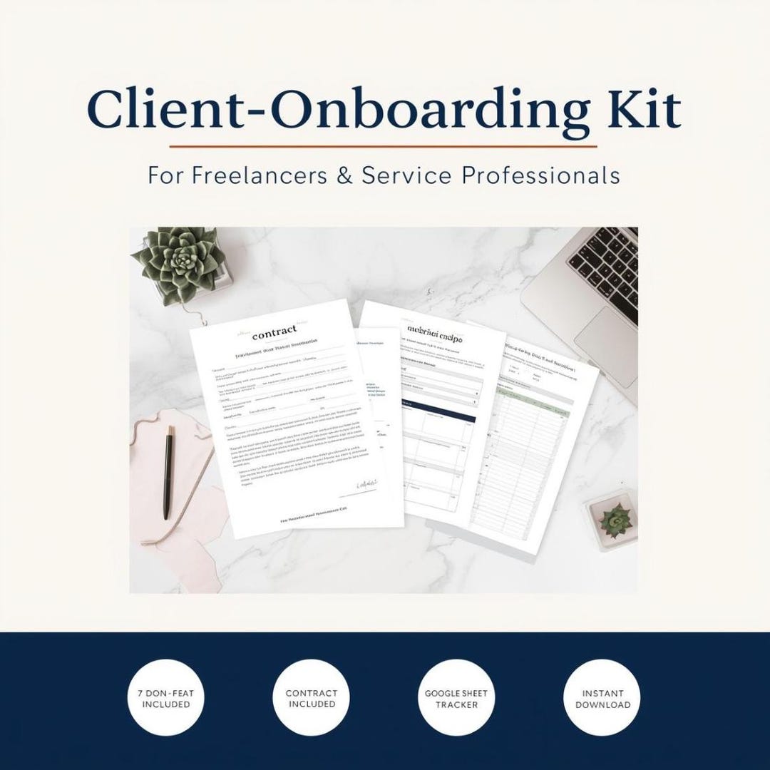 Client Onboarding Kit for Freelance - Etsy
