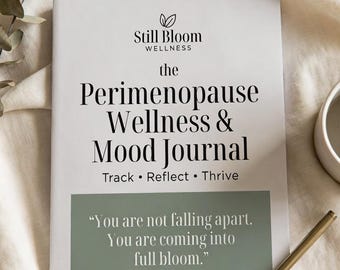Perimenopause Journal | Mood Symptom Tracker for Women | Midlife Wellness Printable PDF