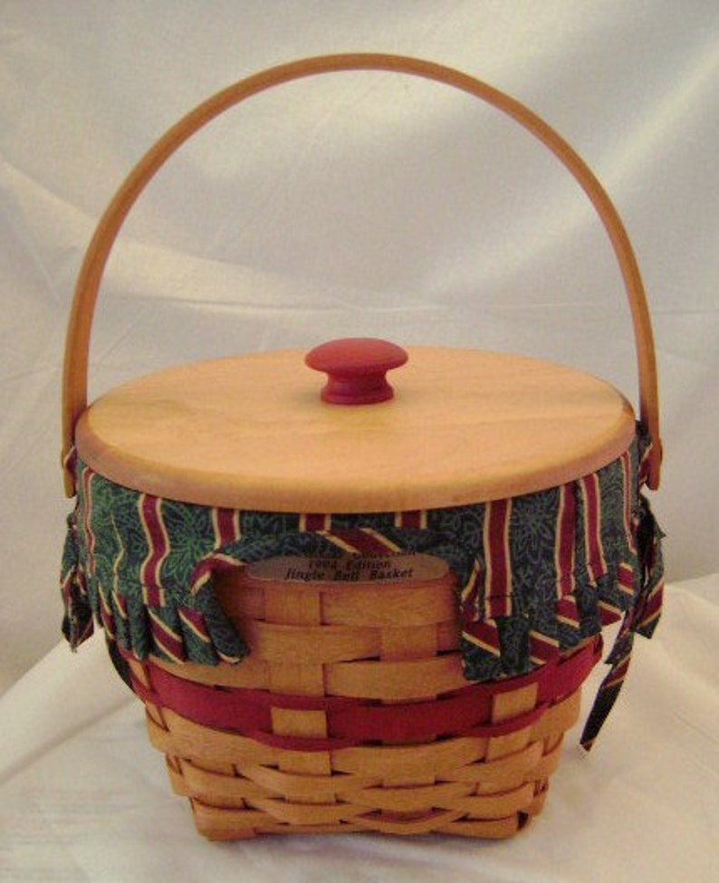 Longaberger Christmas Collection Jingle Bell Basket Etsy