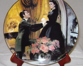 Gone with the Wind Golden Anniversary “The Proposal” Commemorative Plate
