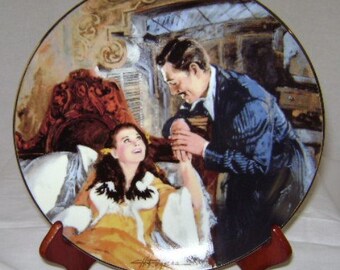 Gone with the Wind Golden Anniversary “Scarlett and Rhett’s Honeymoon” Commemorative Plate
