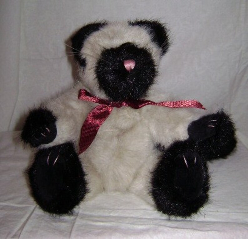 Boyds Purrsnicitty Snottykat Bean Bag Cat Etsy