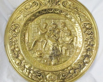 Vintage Brass Plate