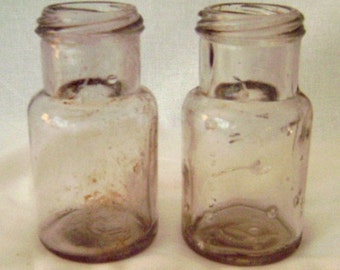 Antique Vintage Glass Apothecary Jars