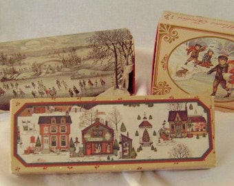Avon Boxed Sets of Three Winter Soap Collections