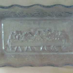 Tiara Indiana Glassware Lord’s or Last Supper Tray