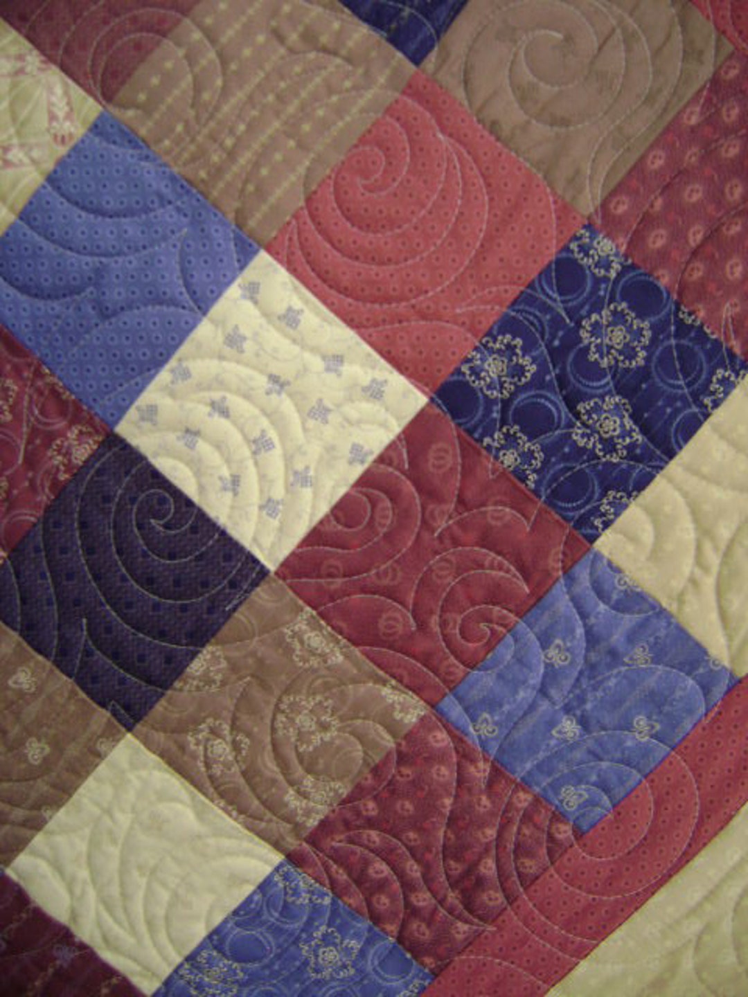 Irrésistible Indigo Blue Blanket Couette Couette Etsy France