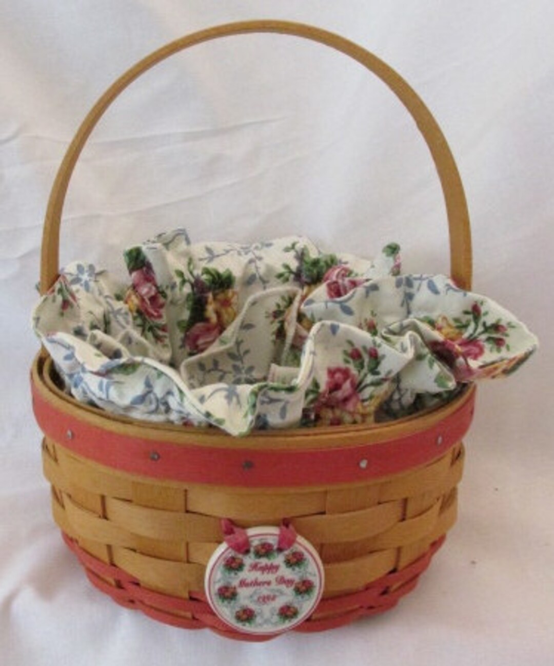 Longaberger Mothers Day Sewing Basket Etsy
