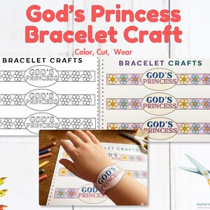Jesus Bible Bracelet Craft Printable for Kids Sunday School Coloring ...