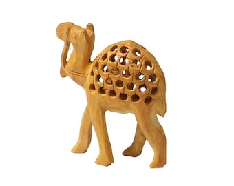 Hand Carved Wooden Animal Statue, Single Block Wood Sculpture, Miniature Spirit Animal Figurine, Handcrafted Totem, Unique Boho Home Decor