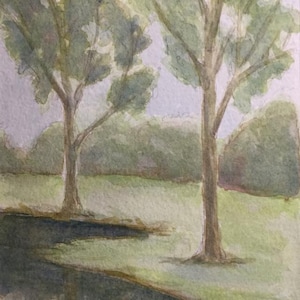 The Wayside Landscape Drawing