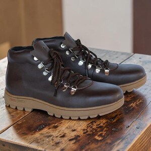 Atmal - Men's Boots B02 Brown Genuine Leather