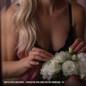 Couples Spicy Dare Wheel | Interactive HTML Game (Instant Download) image 9