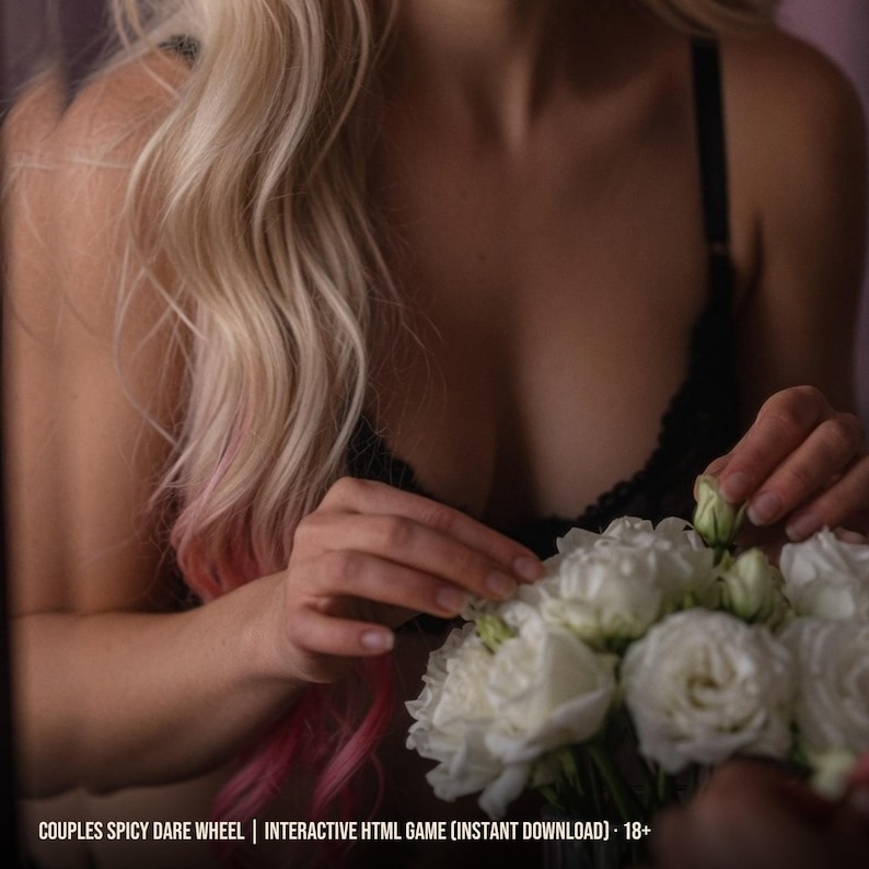 Couples Spicy Dare Wheel | Interactive HTML Game (Instant Download) image 9
