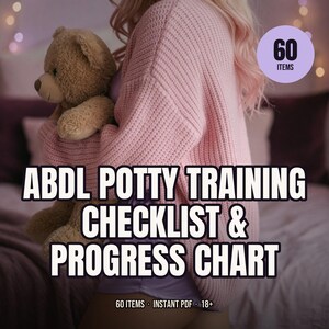 ABDL Potty Training Checklist & Progress Chart