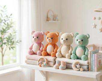Amigurumi Teddy Bär Häkelanleitung | Anfänger Freundlich (PDF Nähanleitung)