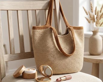 Crochet Tote Bag Pattern | Beginner Friendly Handmade Bag Design