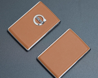 Lederen vervangende sleutel voor Volvo XC40 XC60 XC90 S90, custom gegraveerde luxe sleutelbehuizing cadeau voor mannen