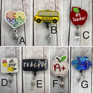 Academic Badge Reel  // Retractable ID holder