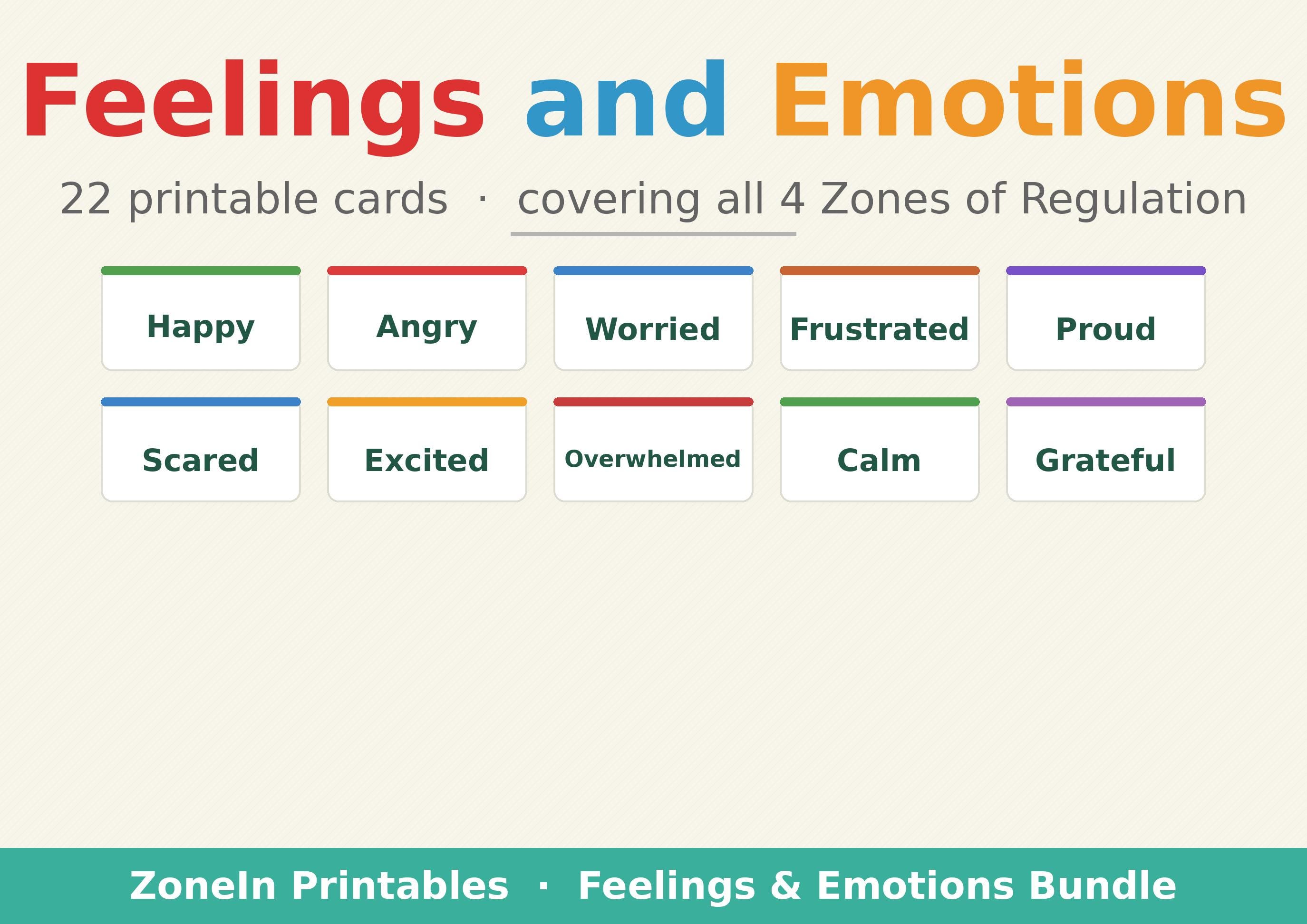 Autism ADHD Visual Support Bundle | Zones of Regulation Printable Cards ...