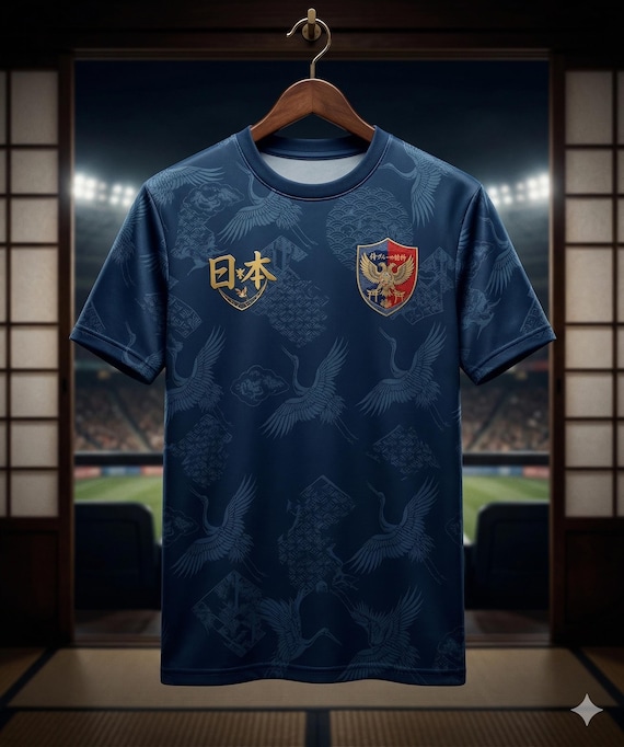 Z*N様 N*★様 Z*N様  サッカー日本代表 2026ユニフォー Japan Soccer Jersey: Samurai Blue All-over Print Fan Shirt (world