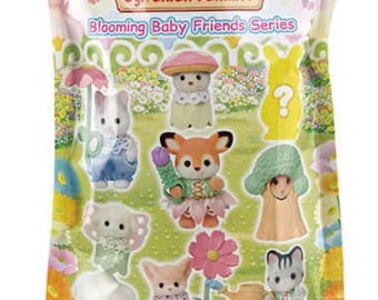 Calico Critters Baby Blooming Friends-serien Sylvanian Families Bländsk låda