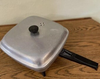 Sartén eléctrica Kenmore vintage modelo 302.65790. Probada y completamente sumergible.