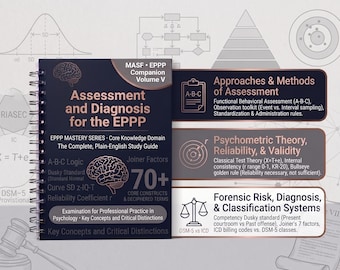 EPPP Assessment & Diagnosis Study Guide | 64-Page PDF | Psychology Licensing Exam Prep