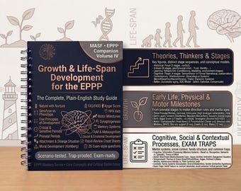 EPPP Growth & Lifespan Development Study Guide | 62-Page PDF | Psychology Licensing Exam Prep
