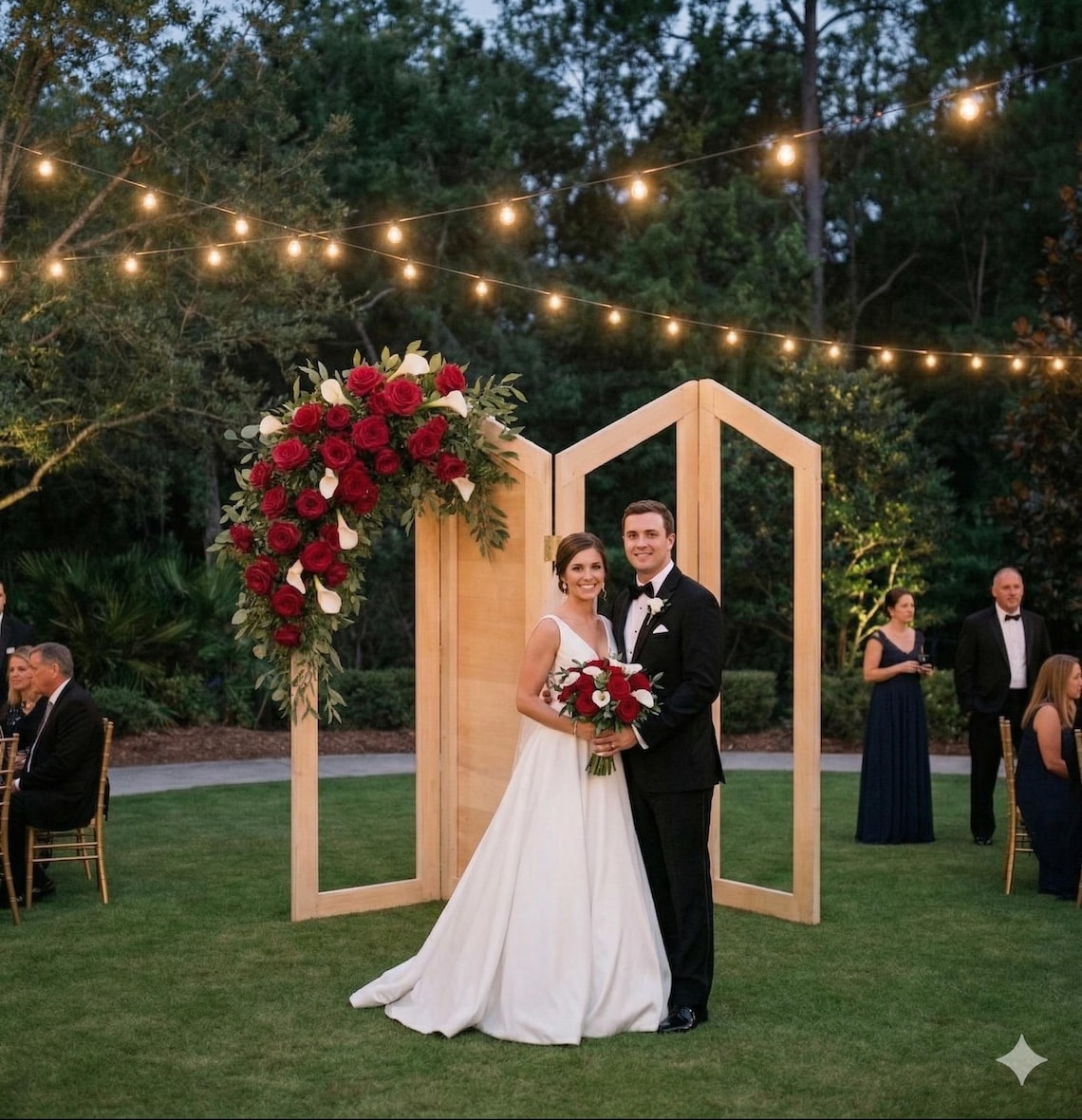 Foldable Wedding Backdrop Plan | Wooden Ceremony Screen PDF | DIY Event ...