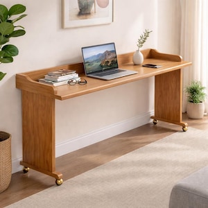 Over Bed Table Plan | Modern Woodworking Desk (Digital Download)