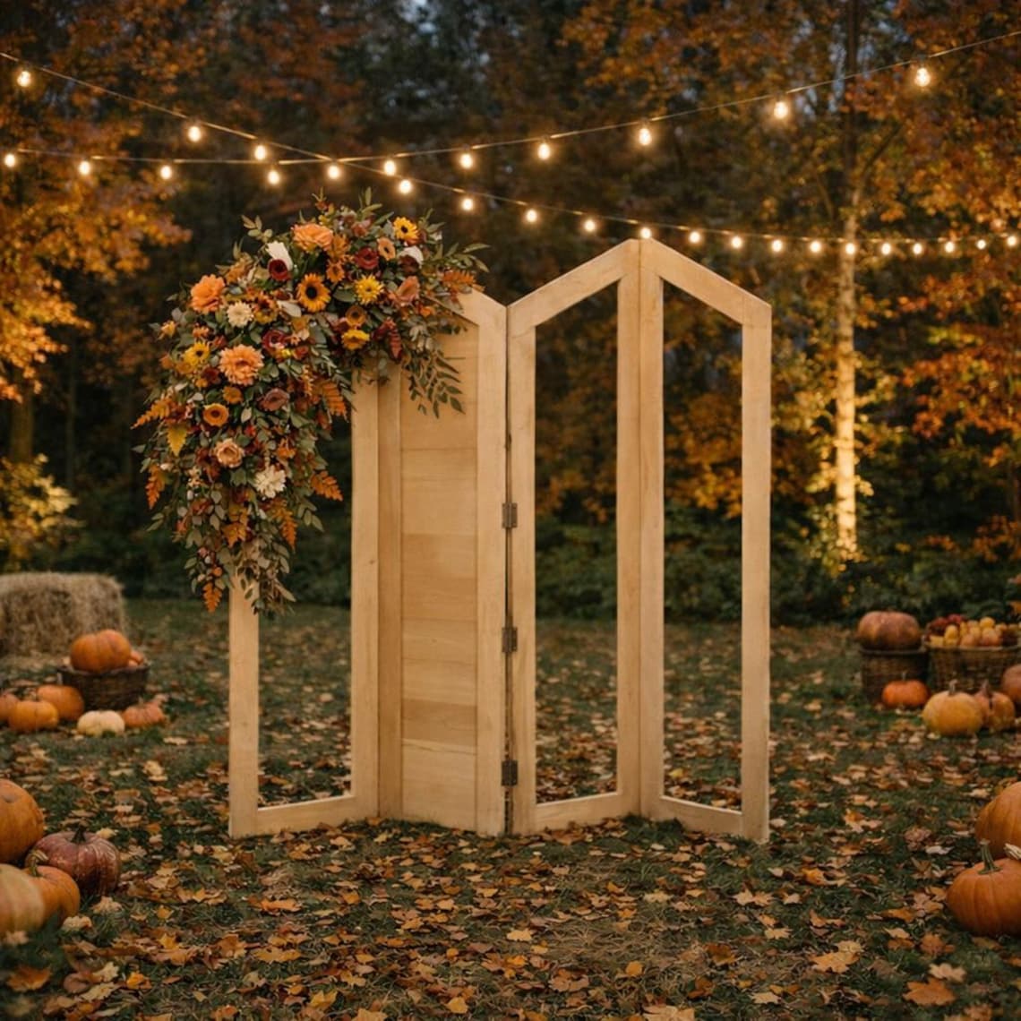 Foldable Wedding Backdrop Plan | Wooden Ceremony Screen PDF | DIY Event ...