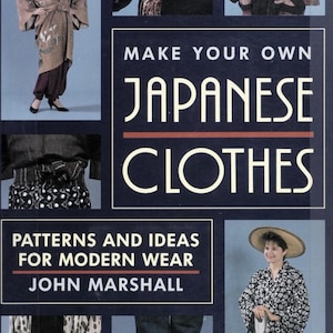 Gör dina egna japanska kläder i PDF-bok - Japanska sömnadsmönster - Modern klädsel - Digital nedladdning