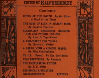The Occult Review 1905 – Esoteric Knowledge, Magic, Alchemy (PDF Scan)