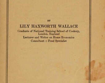 Rumford Complete Cookbook Lily Haxworth Wallace Vintage American Cookbook PDF Instant Download Digital Antique Recipe Book