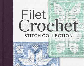 70+ Filet Crochet Charts PDF | Patterns Filet Crochet Stitch Collection | Easy Chart Designs Library | Digital Download Filet Crochet Guide