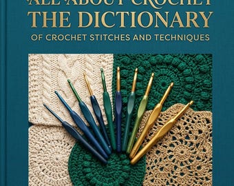 Basic Crochet Stitch Guide PDF | Beginner Stitch Library | 250 Crochet Stitches Sampler | Learn to Crochet | Digital Download