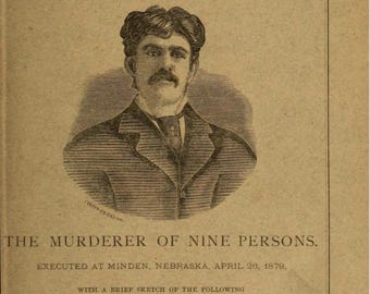 Stephen Dee Richards Confession PDF True Crime Book Serial Killer Story Wild West Murders Execution 1879 Nebraska