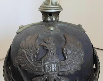 Original Imperial German Prussian officers pickelhaube.