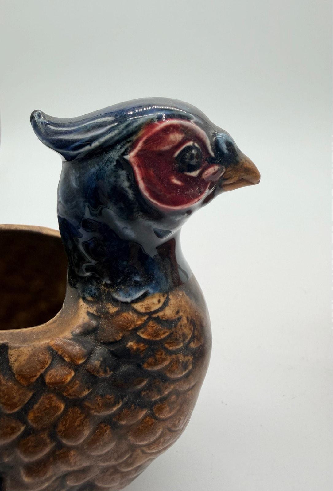 Vintage Ceramic Bird Planters - Etsy