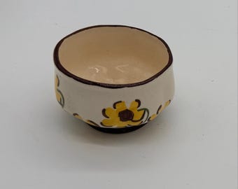 Brown-Eyed Susan Bowl | Brown Eyed Susan | Mini Pot | Ceramic Pot