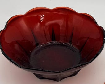 Vintage Avon Cranberry Dinnerware | Avon Dinnerware | Cranberry Glass | Dinnerware