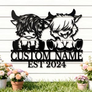 Letrero metálico personalizado de oveja, decoración personalizada para habitación infantil con forma de cordero, arte de pared rústico de granja, letrero conmemorativo para mascotas, regalo único para el novio.